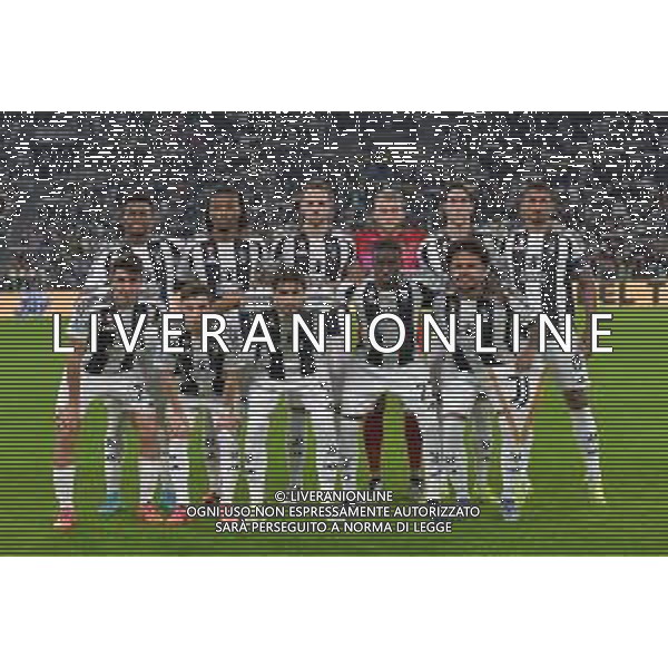 Torino 30.10.2024 Allianz Stadium @Manuela Viganti /Ag. Aldo Liverani sas Juventus vs Parma Campionato Calcio Serie A Enilive 2024/2025 10a giornata Nella foto: la formazione della juventus da sx verso dx: juan cabal, khephren thuram, federico gatti, michele di gregorio, dusan vlahovic, danilo, andrea cambiaso, francisco conceicao, manuel locatelli, timothy weah, weston mckennie
