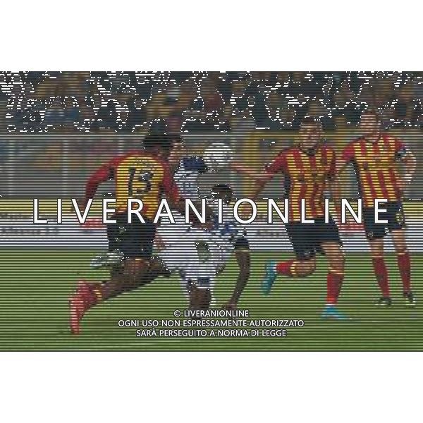 TVEM October 29, 2024 Lecce, Italy - US Lecce vs Hellas Verona - Italian soccer serie A 2024/25 - Via Del Mare Stadium. In the pic: Patrick Dorgu of US Lecce scores a goal that was after disallowed foto emmanuele mastrodonato-ag aldo liverani sas