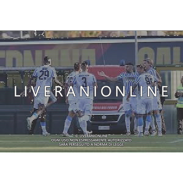 Ternana vs Spal - Campionato Serie C Now - 13 giornata Stadio L.Liberati - Terni 02-11-2024 nella foto Esultanza Spal foto federico gaetano-ag aldo liverani sas