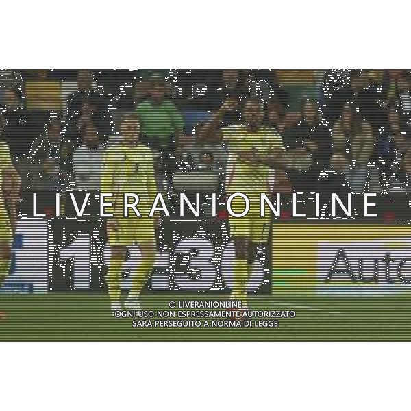 Khephren Thuram of Juventus FC celebrates after scoring during Udinese Calcio vs Juventus FC, 11° Serie A Enilive 2024-25 game at Bluenergy stadium in Udine (UD), Italy, on November 02, 2024. (Photo by Davide Casentini)- AGENZIA ALDO LIVERANI SAS