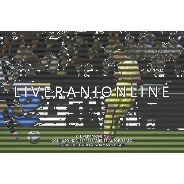 Nicolo’ Savona of Juventus FC play the ball during Udinese Calcio vs Juventus FC, 11° Serie A Enilive 2024-25 game at Bluenergy stadium in Udine (UD), Italy, on November 02, 2024. (Photo by Davide Casentini)- AGENZIA ALDO LIVERANI SAS