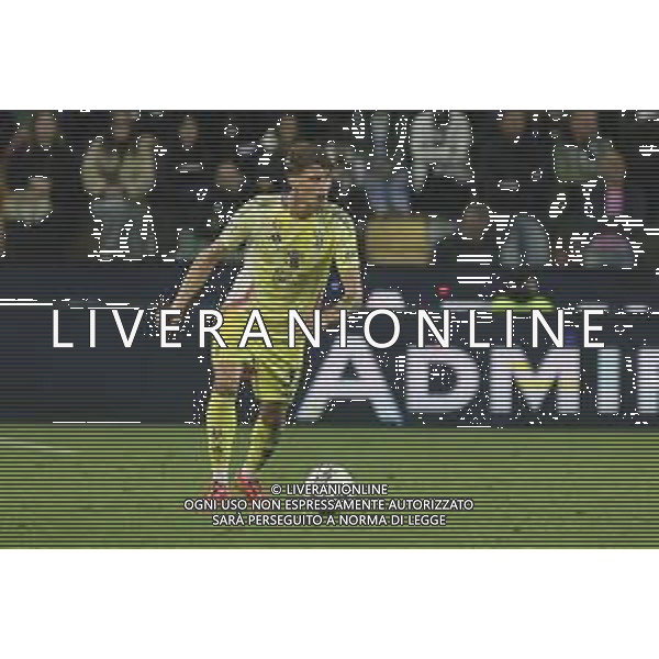 Nicolo’ Savona of Juventus FC play the ball during Udinese Calcio vs Juventus FC, 11° Serie A Enilive 2024-25 game at Bluenergy stadium in Udine (UD), Italy, on November 02, 2024. (Photo by Davide Casentini)- AGENZIA ALDO LIVERANI SAS