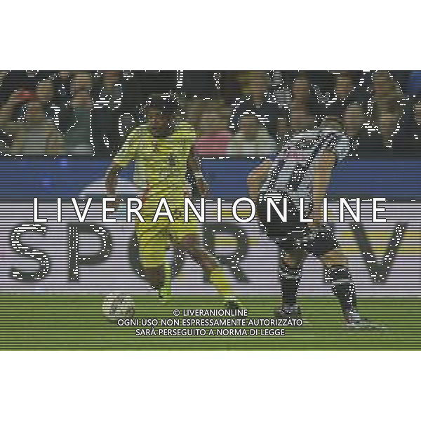 Samuel Mbangula of Juventus FC battle for the ball with Jaka Bijol of Udinese FC during Udinese Calcio vs Juventus FC, 11° Serie A Enilive 2024-25 game at Bluenergy stadium in Udine (UD), Italy, on November 02, 2024. (Photo by Davide Casentini)- AGENZIA ALDO LIVERANI SAS