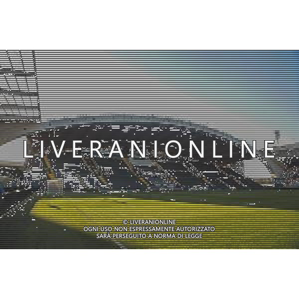 veduta interno stadio spalti - Pich view before Udinese Calcio vs Juventus FC, 11° Serie A Enilive 2024-25 game at Bluenergy stadium in Udine (UD), Italy, on November 02, 2024. (Photo by Davide Casentini)- AGENZIA ALDO LIVERANI SAS
