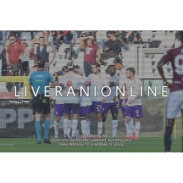 TVMV-Torino 03.11.2024 Stadio Grande Torino @Manuela Viganti/Ag. Aldo Liverani sas Torino vs Fiorentina Campionato Calcio Serie A Enilive 2024/2025 11a giornata Nella foto: esultanza fiorentina dopo il gol di moise kean ©Viganti - AGENZIA ALDO LIVERANI SAS