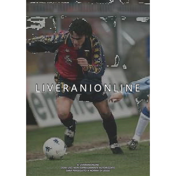 NEG-26-01-2001 GENOVA- CAMPIONATO DI CALCIO SERIE B GENOA-CHIEVO 0-1 NELLA FOTO GAETANO GRIECO AG ALDO LIVERANI SAS