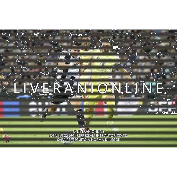 P. G./ag.Aldo Liverani Stadio Friuli - Udine - 02 novembre 2024 Udinese vs Juventus Nella foto: Udinese\'s Florian Thauvin , Juventus‚ Manuel Locatelli AG ALDO LIVERANI SAS