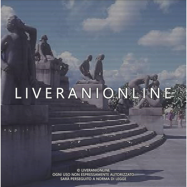 DIAP- NORVEGIA CITTA \' OSLO ANNI 70 VIGELAND PARK FOTO CARLO LORENZINI-AG ALDO LIVERANI SAS