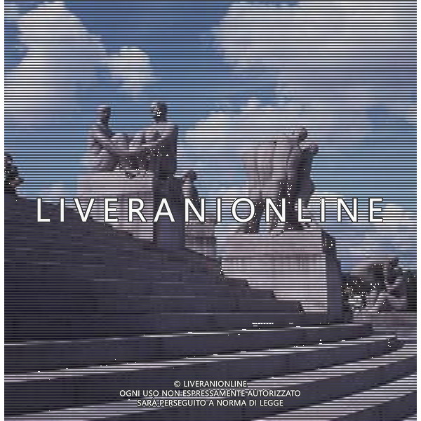DIAP- NORVEGIA CITTA \' OSLO ANNI 70 VIGELAND PARK FOTO CARLO LORENZINI-AG ALDO LIVERANI SAS
