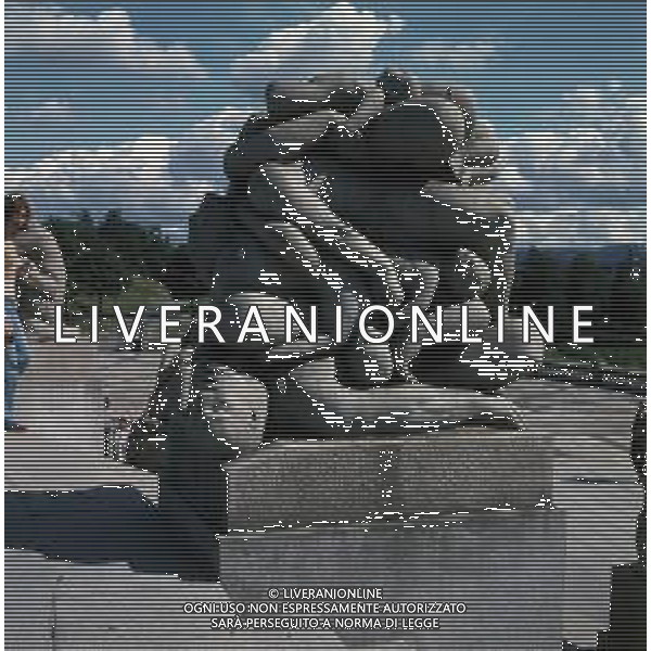 DIAP- NORVEGIA CITTA \' OSLO ANNI 70 VIGELAND PARK FOTO CARLO LORENZINI-AG ALDO LIVERANI SAS