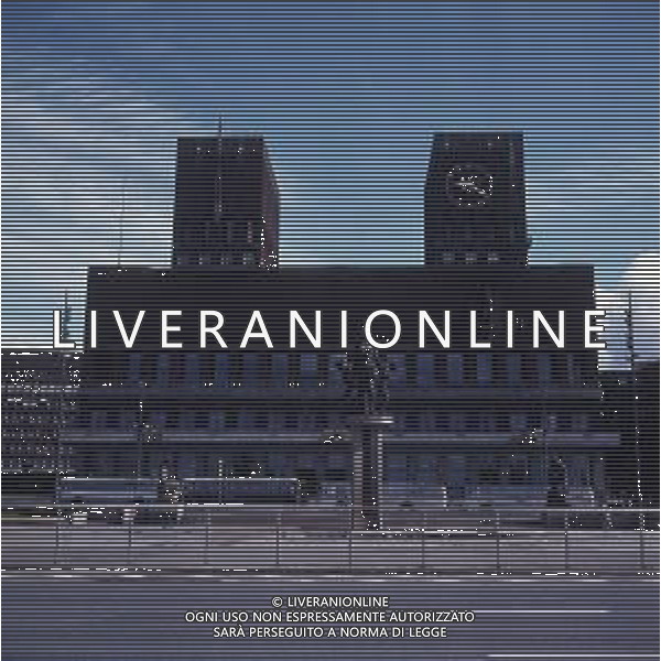 DIAP- NORVEGIA CITTA \' OSLO ANNI 70 IL MUNICIPIO DI OSLO FOTO CARLO LORENZINI-AG ALDO LIVERANI SAS