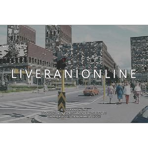 DIAP- NORVEGIA CITTA \' OSLO ANNI 70 IL MUNICIPIO DI OSLO FOTO CARLO LORENZINI-AG ALDO LIVERANI SAS