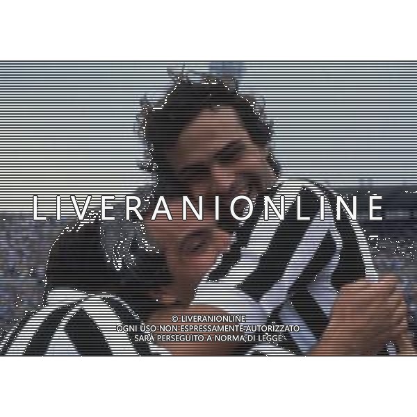 DIAP-RETROSPETTIVA ANTONIO CABRINI CALCIATORE NELLA FOTO ANTONIO CABRINI CON LA MAGLIA DELLA JUVENTUS AG ALDO LIVERANI SAS
