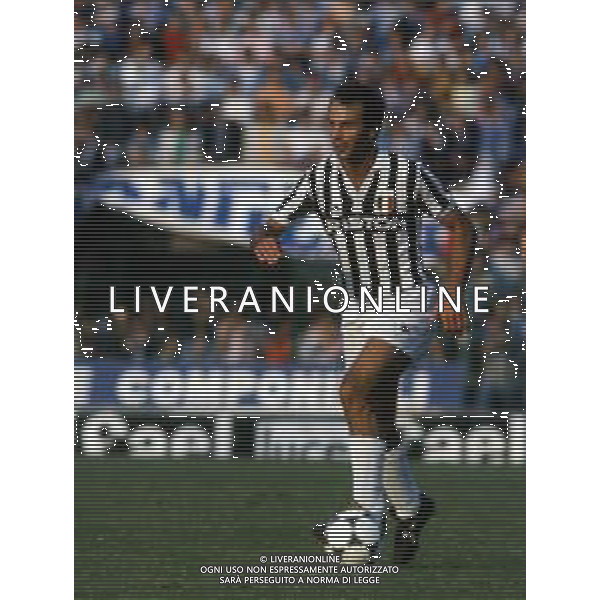 DIAP-RETROSPETTIVA ANTONIO CABRINI  NELLA FOTO ANTONIO CABRINI CON LA MAGLIA JUVENTUS AG ALDO LIVERANI SAS 
