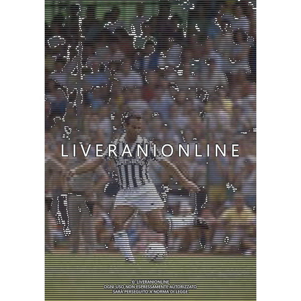 DIAP-RETROSPETTIVA ANTONIO CABRINI  NELLA FOTO ANTONIO CABRINI CON MAGLIA JUVENTUS AG ALDO LIVERANI SAS 