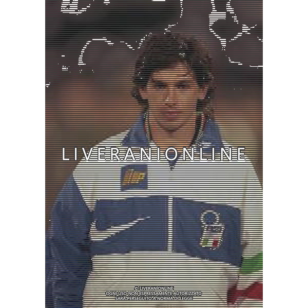 NEG- TRIESTE 29-03-1997 QUALIFICAZIONE AI MONDIALI DI CALCIO ITALIA MOLDOVA 3-0 NELLA FOTO DEMETRIO ALBERTINI AG ALDO LIVERANI SAS