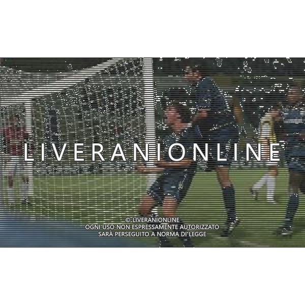 NEG-29-09-1998 PARMA- COPPA UEFA PARMA -FENERBAHCE 3-0 NELLA FOTO DOPO GOAL HERNAN CRESPO AG ALDO LIVERANI SAS