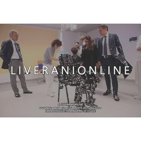 IMOLA 05 11 2024 LEGA VISITA DEL MINISTRO DELLE DISABILITA\' ALESSANDRA LOCATELLI A MONTECATONE OSPEDALE DI RIABILITAZIONE NELLA FOTO DA SINISTRA ING MARIO TUBERTINI, OPERATRICE DELLA ROBOTICA, MINISTRO DELLE DISABILITA\' ALESSANDRA LOCATELLI E JACOPO MORRONE LEGA FOTO GIANNI SANNA-AG ALDO LIVERANI SAS