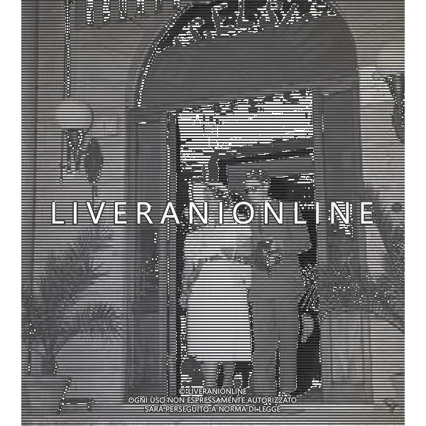 NEG-1950- VISITA DI ALBERTO BALDOVINO E LILIAN DE RETHY A SIENA FOTO SANDRO VESPASIANI-AG ALDO LIVERANI SAS