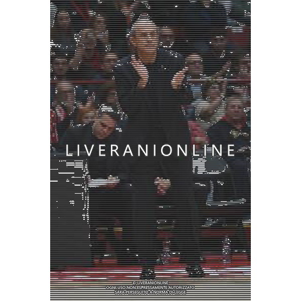 TVRG EA7 Emporio Armani Olimpia Milano vs Real Madrid nella foto Ettore Messina allenatore Olimpia Milano Assago (MI) 07-11-2024 Unipol Forum Turkish Airlines EuroLeague 8a giornata regular season foto Roberto Garavaglia/Agenzia Aldo Liverani sas