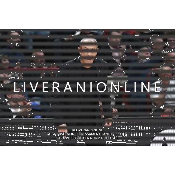 TVRG EA7 Emporio Armani Olimpia Milano vs Real Madrid nella foto Ettore Messina allenatore Olimpia Milano Assago (MI) 07-11-2024 Unipol Forum Turkish Airlines EuroLeague 8a giornata regular season foto Roberto Garavaglia/Agenzia Aldo Liverani sas