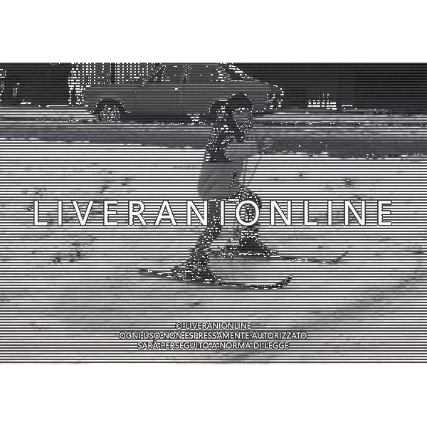 NEG- 1981 MILANO NEVICATA SULLA CITTA\' AG ALDO LIVERANI SAS