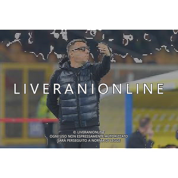 TVEM November 08, 2024 Lecce, Italy - US Lecce vs Empoli FC - Italian soccer serie A 2024/25 - Via Del Mare Stadium. In the pic: coach Roberto D\'Aversa of Empoli FC ©Emmanuele Mastrodonato - AGENZIA ALDO LIVERANI SAS