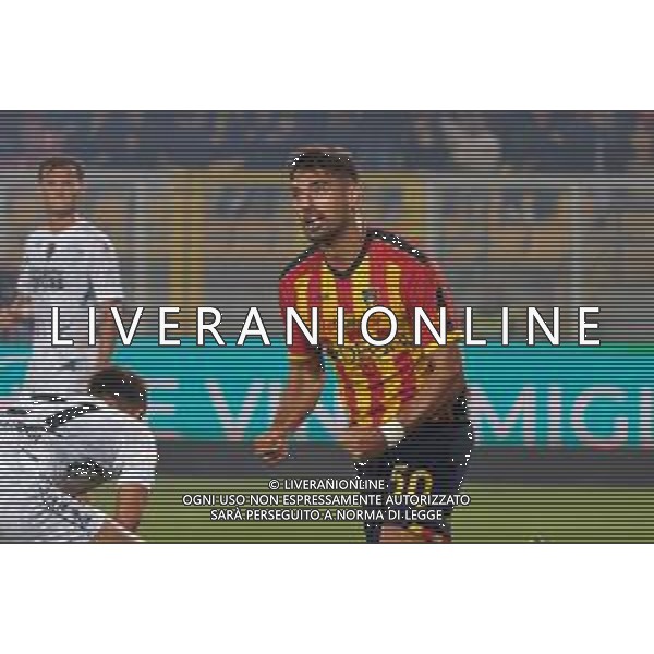 TVEM November 08, 2024 Lecce, Italy - US Lecce vs Empoli FC - Italian soccer serie A 2024/25 - Via Del Mare Stadium. In the pic: Santiago Pierotti of US Lecce celebrates after scoring a goal ©Emmanuele Mastrodonato - AGENZIA ALDO LIVERANI SAS