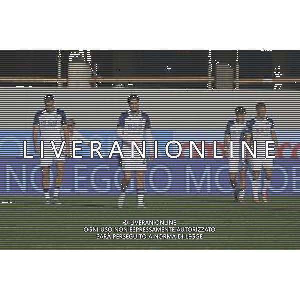 Hellas Verona players expresses disappointment during ACF Fiorentina vs Hellas Verona FC, 12° Serie A Enilive 2024-25 game at Artemio Franchi stadium in Firenze (FI), Italy, on November 10, 2024. (Photo by Davide Casentini)- AGENZIA ALDO LIVERANI SAS