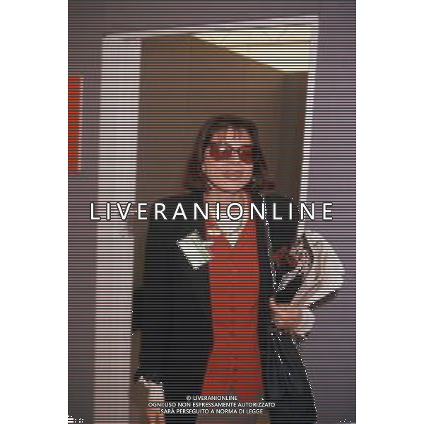 DIA- RETROSPETTIVA LORENZA FOSCHINI GIORNALISTA E SCRITTRICE NELLA FOTO LORENZA FOSCHINI NELL’ANNO 1989 AG ALDO LIVERANI SAS