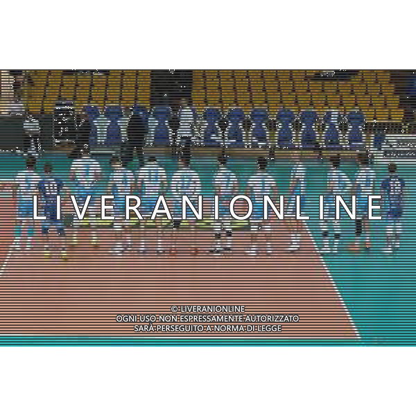Reggio Calabria 10/11/2024 Palacalafiore Campionato Nazionale Volley Maschile serie A3. Domotek Reggio Calabria vs Gaia Energy Napoli. In foto : Gaia Energy Napoli ©Pasquale Garreffa - AGENZIA ALDO LIVERANI SAS