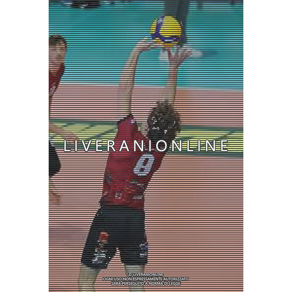 Reggio Calabria 10/11/2024 Palacalafiore Campionato Nazionale Volley Maschile serie A3. Domotek Reggio Calabria vs Gaia Energy Napoli. In foto Lorenzo Esposito Domotek ©Pasquale Garreffa - AGENZIA ALDO LIVERANI SAS