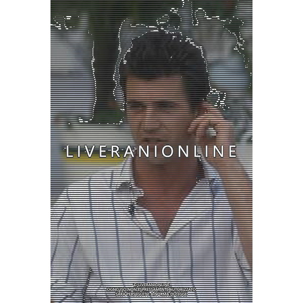 DIAP-RETROSPETTIVA MEL GIBSON ATTORE NELLA FOTO MEL GIBSON A VENEZIA NELL\'ANNO 1985 FOTO RENATO LANI-AG ALDO LIVERANI SAS