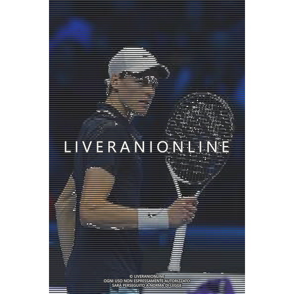 Torino 12.11.2024 Inalpi Arena @Manuela Viganti /Ag. Aldo Liverani sas Nitto Atp Finals 2024 Singolare Jannik Sinner vs Taylor Fritz Nella foto: jannik sinner