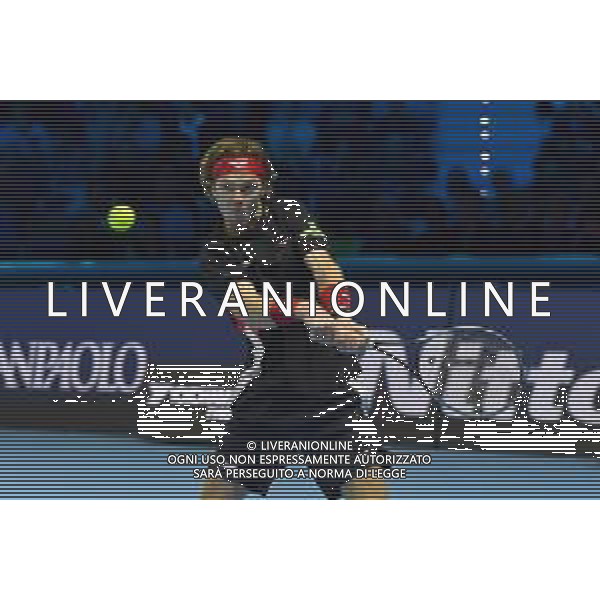 Torino 13.11.2024 Inalpi Arena @Manuela Viganti /Ag. Aldo Liverani sas Nitto Atp Finals 2024 Singolare Carlos Alcaraz vs Andrey Rublev Nella foto: andrey rublev