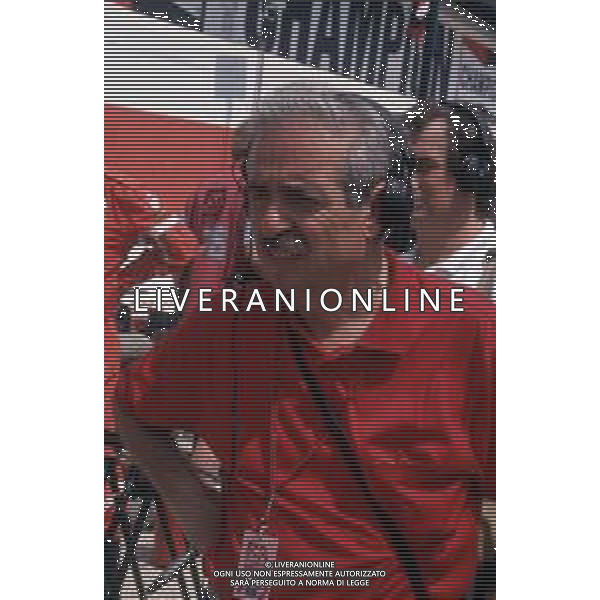 DIA- RETROSPETTIVA EZIO ZERMIANI GIORNALISTA SPORTIVO NELLA FOTO EZIO ZERMIANI NELL’ANNO 1992 AG ALDO LIVERANI SAS