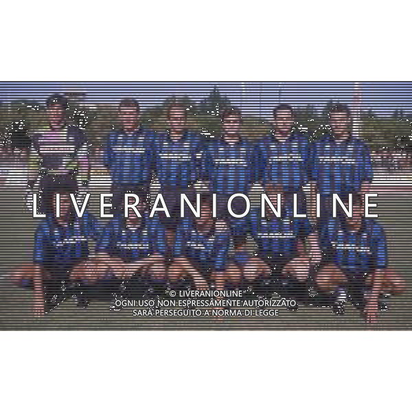 DIAP-FORMAZIONE ATALANTA CALCIO 1993-1994 NELLA FOTO LA FORMAZIONE DELL\'ATALANTA CALCIO NELL\'ANNO 1993-1994 AG ALDO LIVERANI SAS 