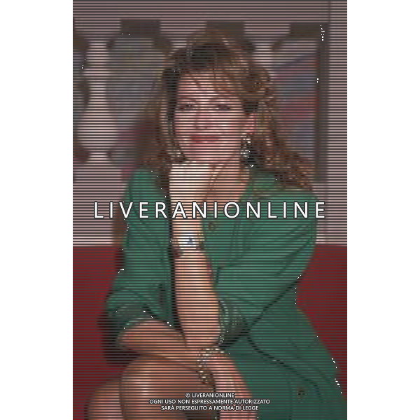DIA- RETROSPETTIVA GIUSY ACHILLI (Giuseppina Schiavo) NELLA FOTO GIUSY ACHILLI PRESIDENTE PAVIA CALCIO NELL’ANNO 1990 AG ALDO LIVERANI SAS