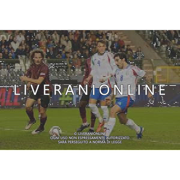 TVEM November 14, 2024 Brussels, Belgium - Belgium vs Italy - UEFA Nations League 2024/25, League A Group A2 match - King Baudouin Stadium. In the pic: Sandro Tonali of Italy scores a goal of 0-1 foto emmanuele-mastrodonato-ag aldo liiverani sas