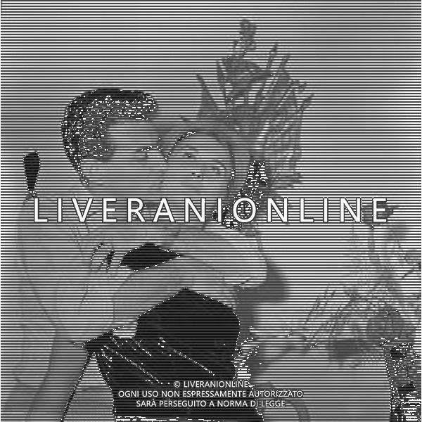 FERRUCCIO RICORDI IN ARTE TEDDY RENO CANTANTE E ATTORE CON LA PRIMA MOGLIE VANIA PROTTI - RETROSPETTIVA ©ARCHIVIO AGENZIA ALDO LIVERANI SAS
