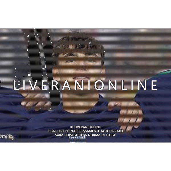 TVEM November 14, 2024 Brussels, Belgium - Belgium vs Italy - UEFA Nations League 2024/25, League A Group A2 match - King Baudouin Stadium. In the pic: Niccolò Pisilli of Italy foto emmanuele mastrodonato-ag aldo liverani sas