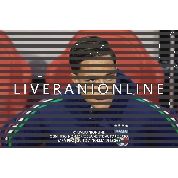 TVEM November 14, 2024 Brussels, Belgium - Belgium vs Italy - UEFA Nations League 2024/25, League A Group A2 match - King Baudouin Stadium. In the pic: Giacomo Raspadori of Italy foto emmanuele mastrodonato-ag aldo liverani sas