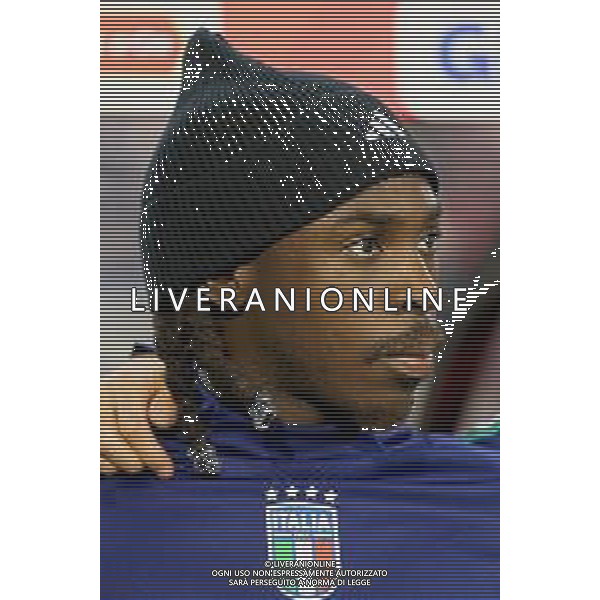TVEM November 14, 2024 Brussels, Belgium - Belgium vs Italy - UEFA Nations League 2024/25, League A Group A2 match - King Baudouin Stadium. In the pic: Moise Kean of Italy foto emmanuele mastrodonato-ag aldo liverani sas