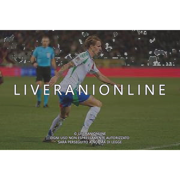 TVEM November 14, 2024 Brussels, Belgium - Belgium vs Italy - UEFA Nations League 2024/25, League A Group A2 match - King Baudouin Stadium. In the pic: Nicolò Rovella of Italy foto emmanuele mastrodonato-ag aldo liverani sas