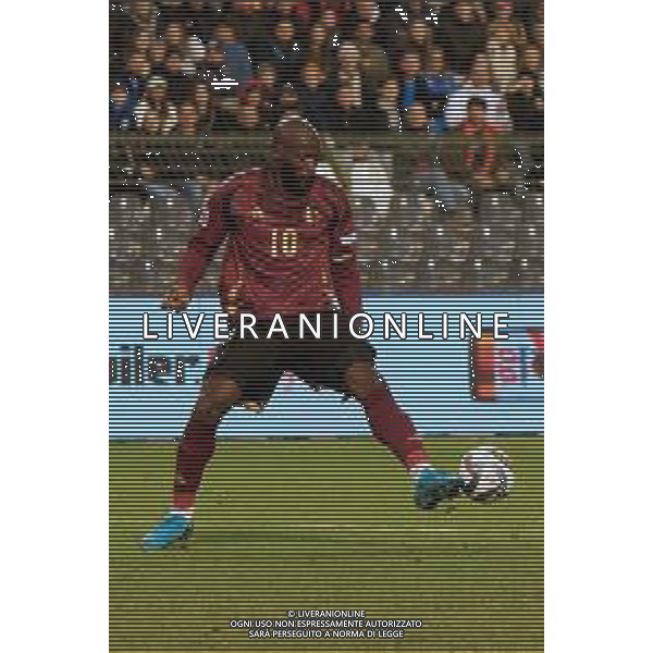 TVEM November 14, 2024 Brussels, Belgium - Belgium vs Italy - UEFA Nations League 2024/25, League A Group A2 match - King Baudouin Stadium. In the pic: Romelu Lukaku of Belgium foto emmanuele mastrodonato-ag aldo liverani sas