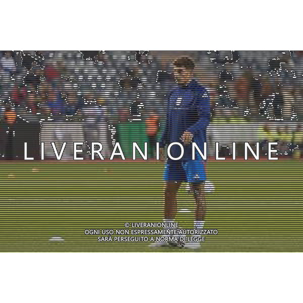TVEM November 14, 2024 Brussels, Belgium - Belgium vs Italy - UEFA Nations League 2024/25, League A Group A2 match - King Baudouin Stadium. In the pic: Giovanni Di Lorenzo of Italy foto emmanuele mastrodonato-ag aldo liverani sas