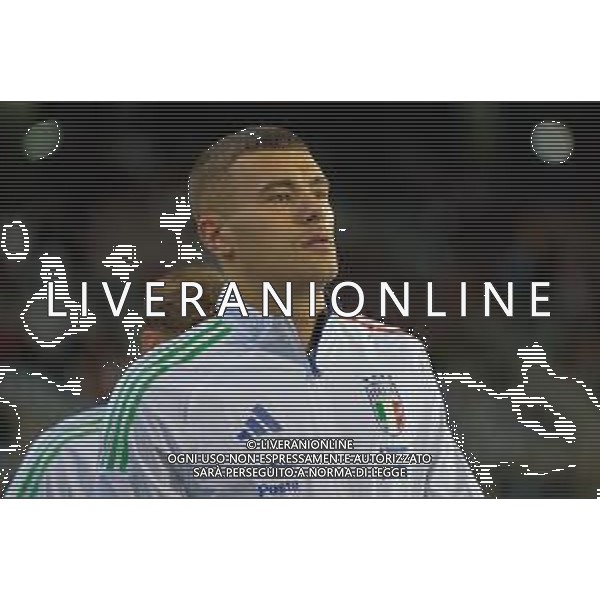 TVEM November 14, 2024 Brussels, Belgium - Belgium vs Italy - UEFA Nations League 2024/25, League A Group A2 match - King Baudouin Stadium. In the pic: Alessandro Buongiorno of Italy foto emmanuele mastrodonato-ag aldo liverani sas