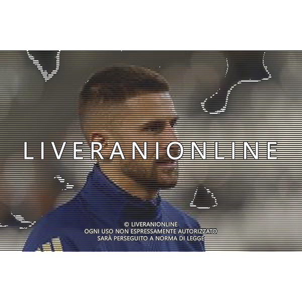 TVEM November 14, 2024 Brussels, Belgium - Belgium vs Italy - UEFA Nations League 2024/25, League A Group A2 match - King Baudouin Stadium. In the pic: Guglielmo Vicario of Italy foto emmanuele mastrodonato-ag aldo liverani sas