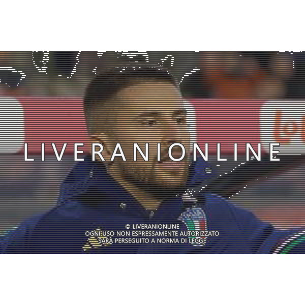 TVEM November 14, 2024 Brussels, Belgium - Belgium vs Italy - UEFA Nations League 2024/25, League A Group A2 match - King Baudouin Stadium. In the pic: Guglielmo Vicario of Italy foto emmanuele mastrodonato-ag aldo liverani sas