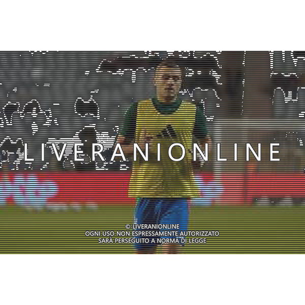 TVEM November 14, 2024 Brussels, Belgium - Belgium vs Italy - UEFA Nations League 2024/25, League A Group A2 match - King Baudouin Stadium. In the pic: Alessandro Buongiorno of Italy foto emmanuele mastrodonato-ag aldo liverani sas